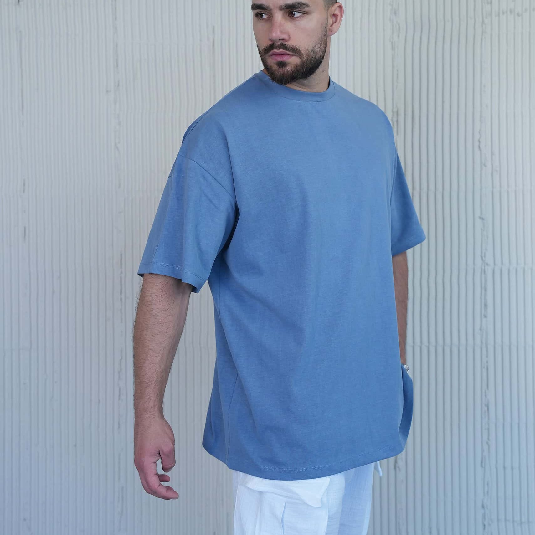 חולצת בייסיק אוברסייז ניקוסיה