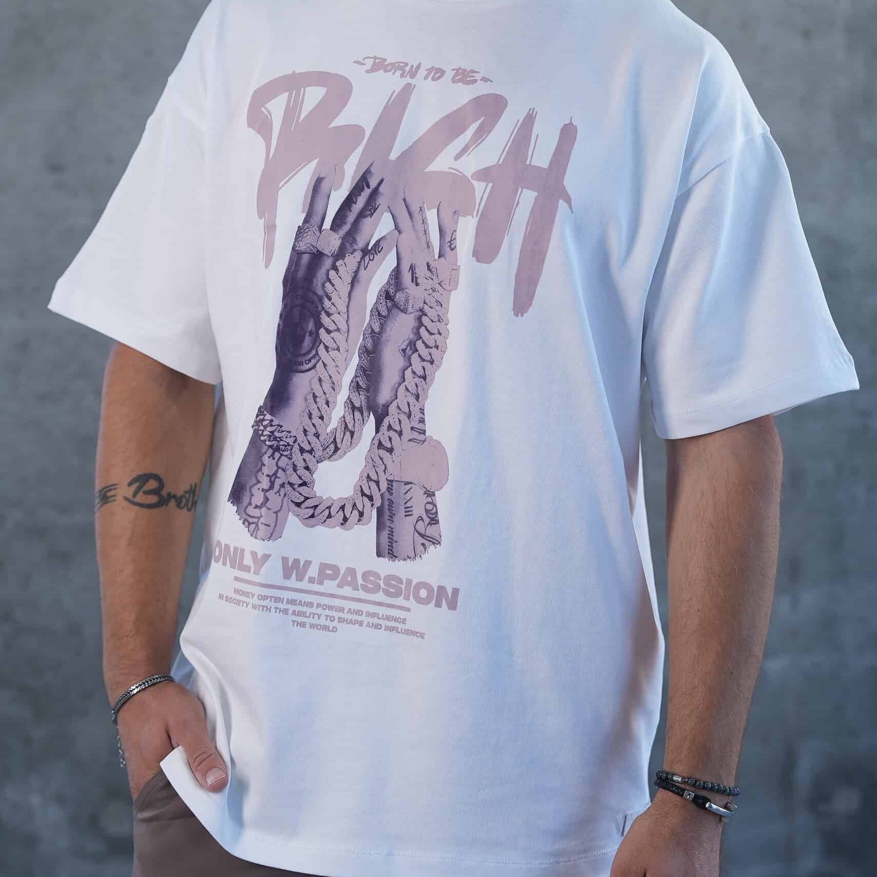 חולצת אוברסייז הדפס