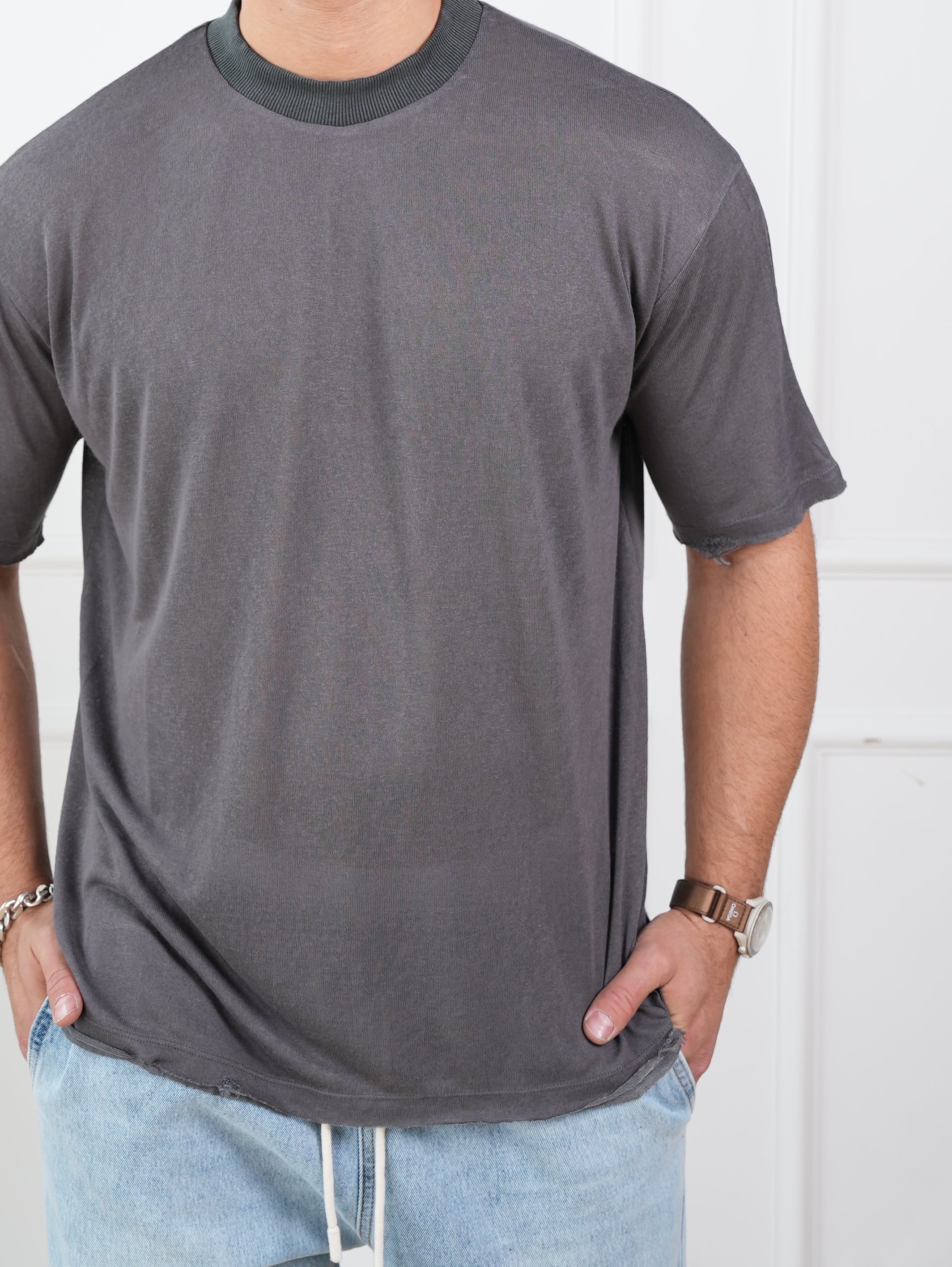 חולצת פשתן סלאב אוברסייז