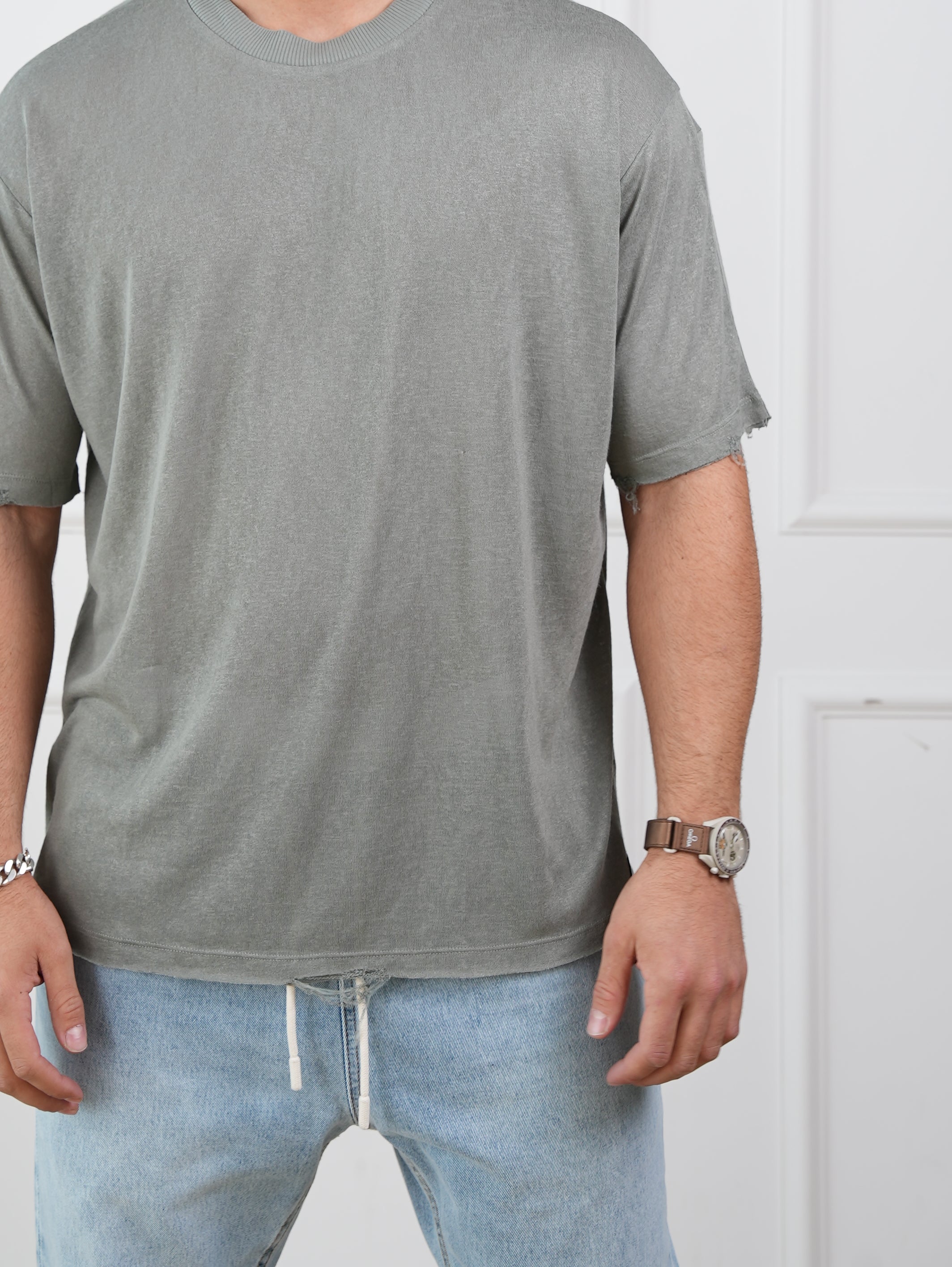 חולצת פשתן סלאב אוברסייז