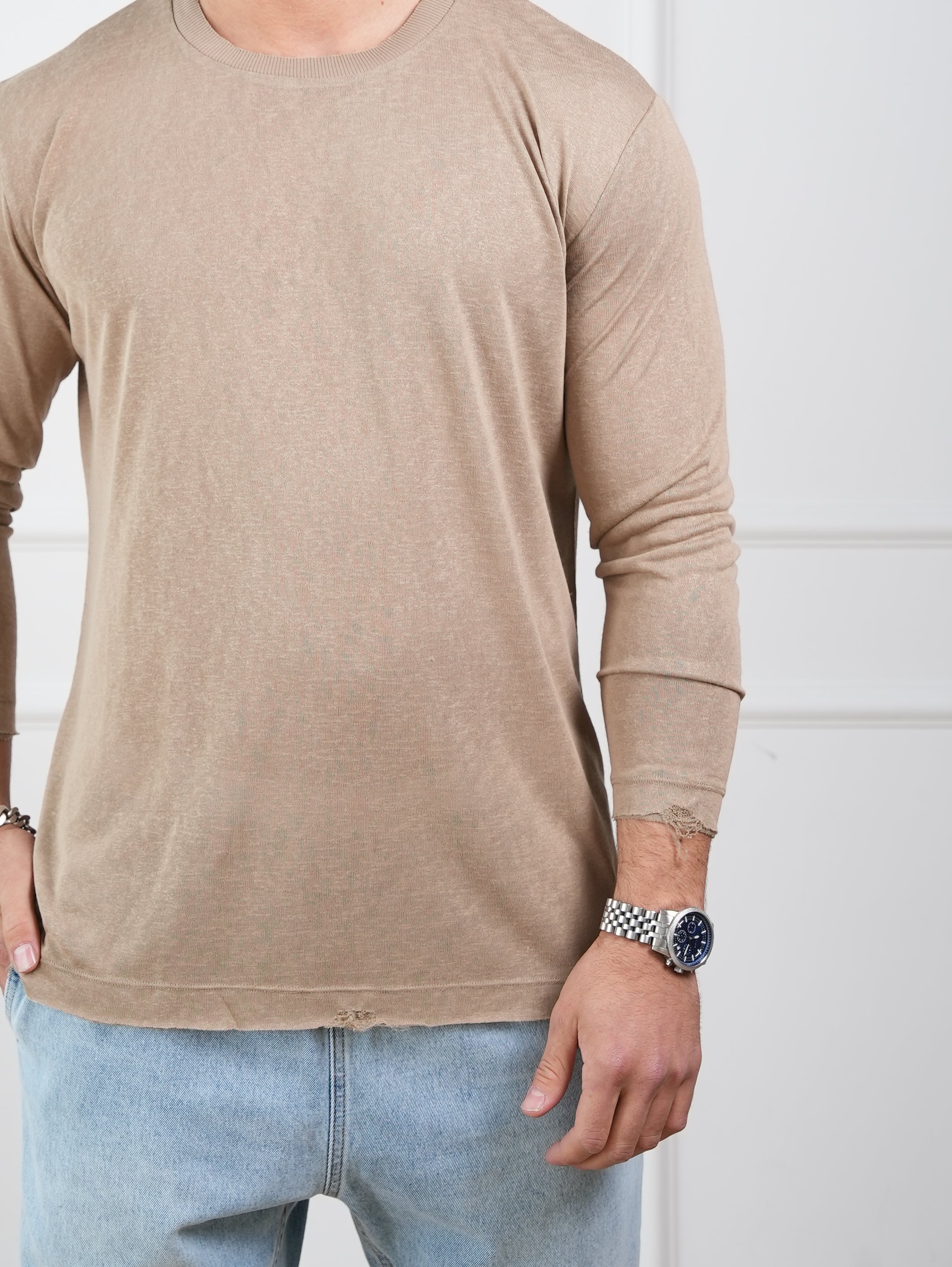 חולצת בייסיק פשתן סלאב פרימות