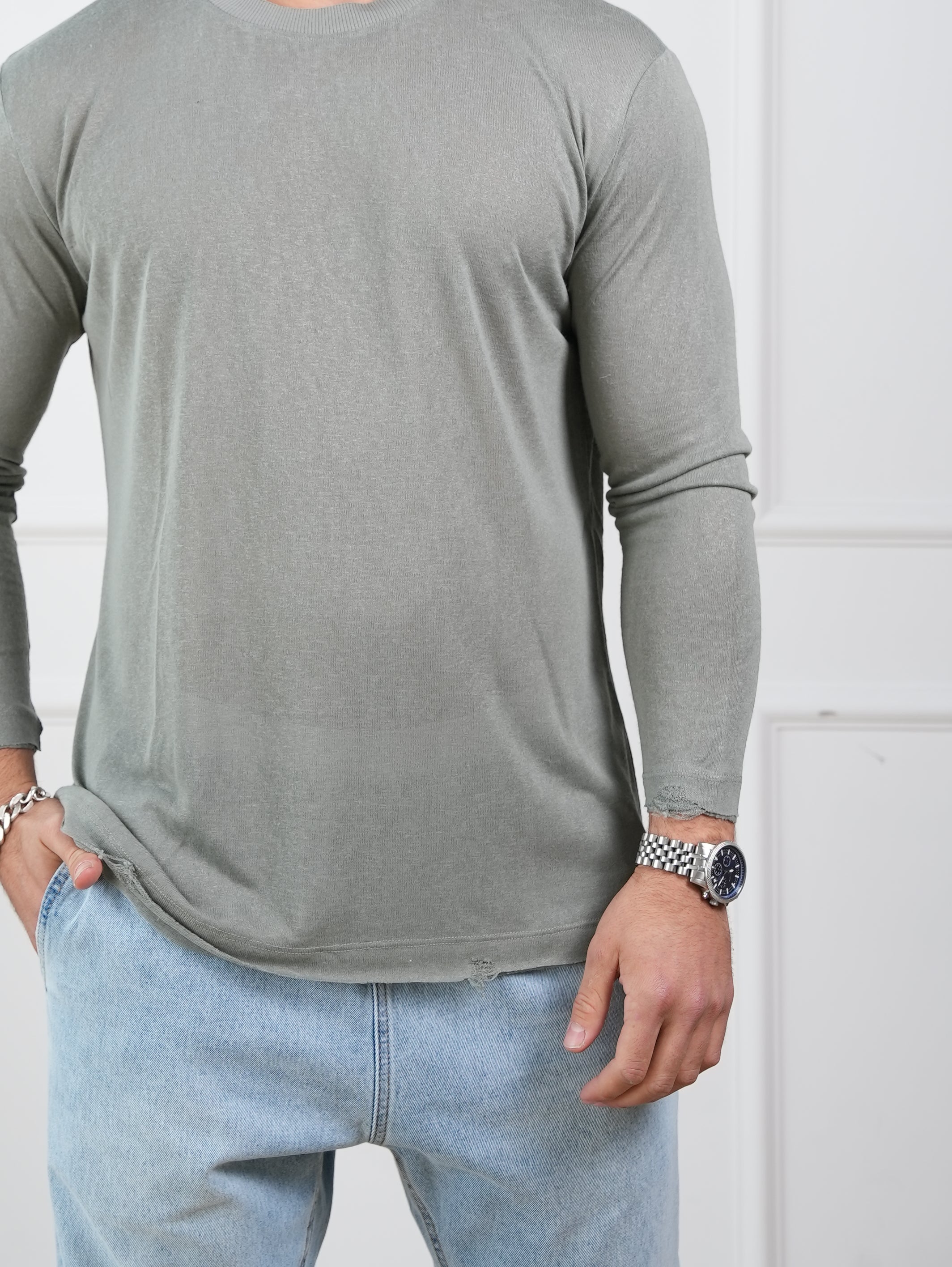 חולצת בייסיק פשתן סלאב פרימות