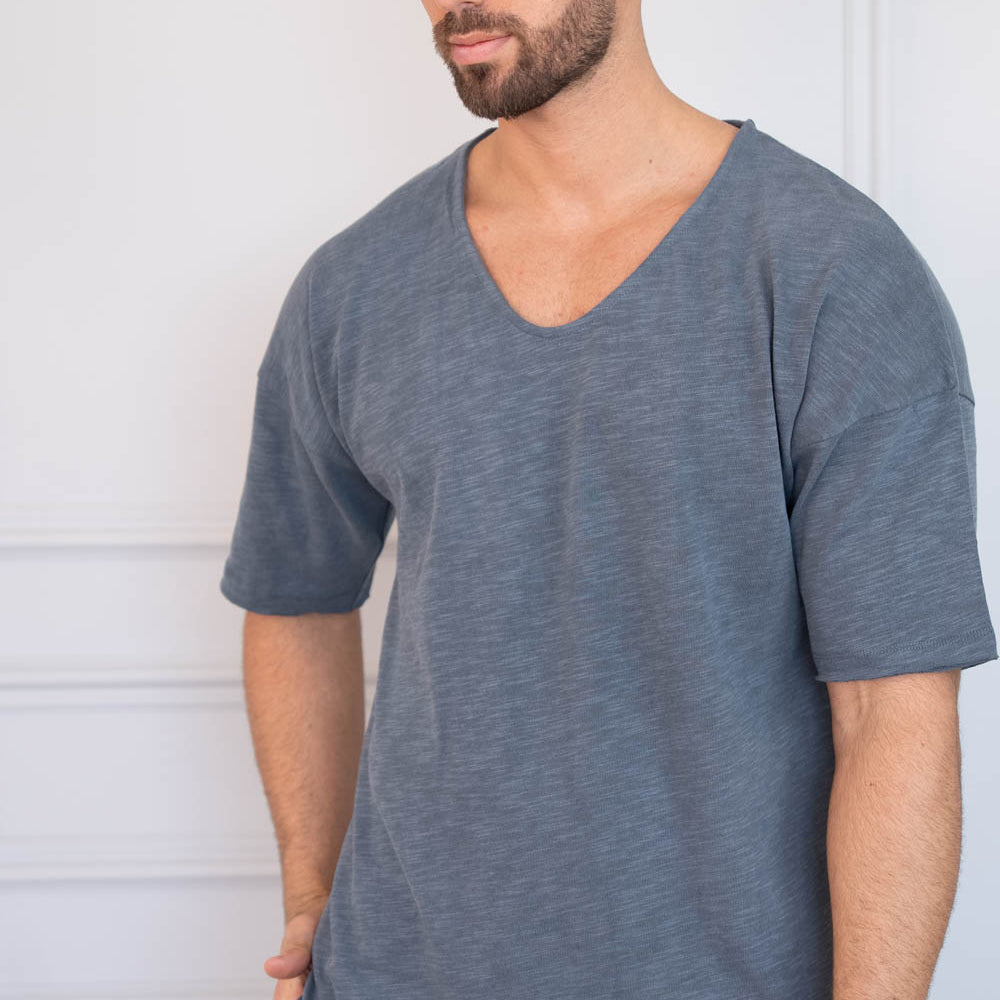 חולצת פלאם צווארון פתוח