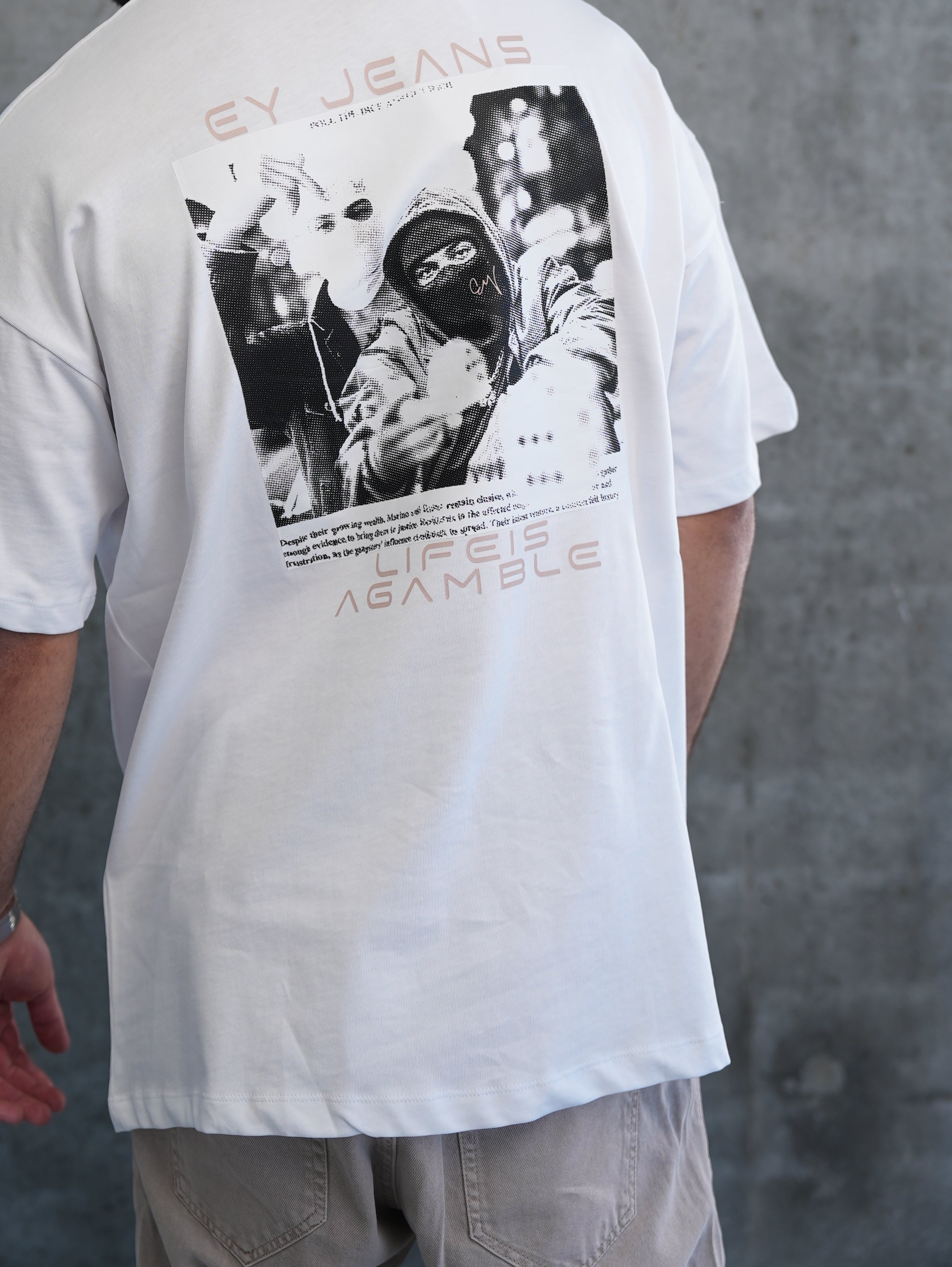 חולצת אוברסייז ניקוסיה פלוס הדפס