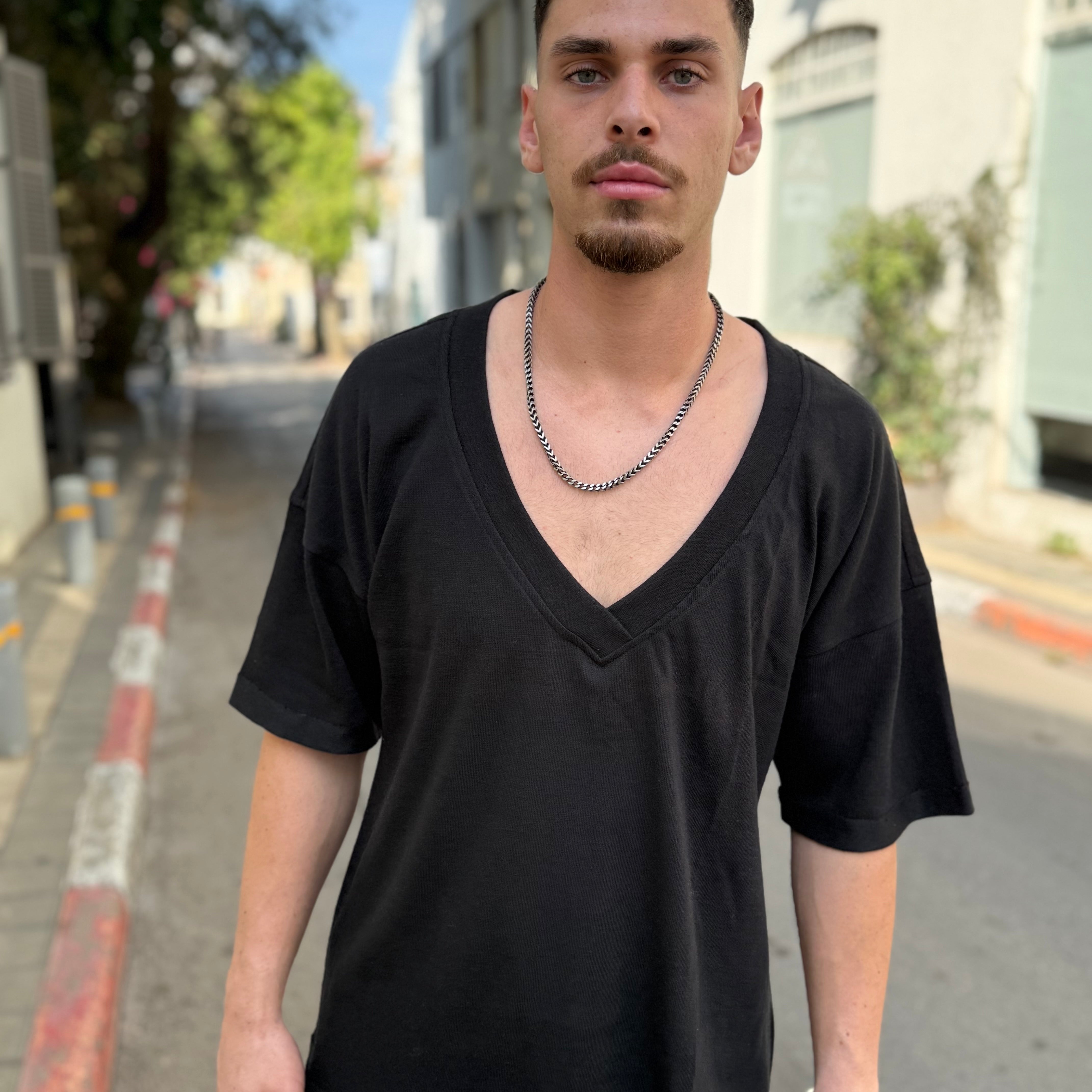 חולצת טסי בד פשתן