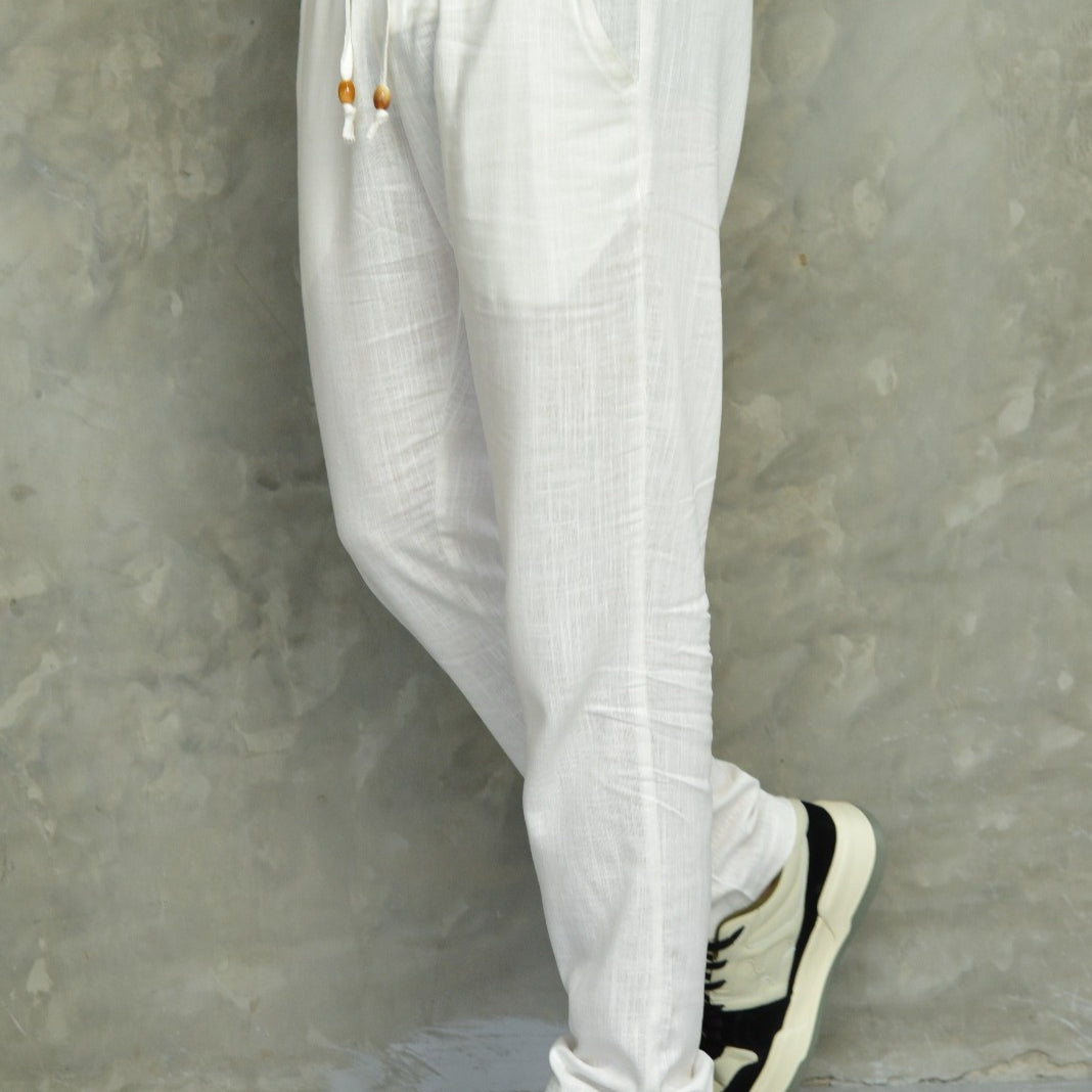 מכנס פשתן רחב הטרודוס