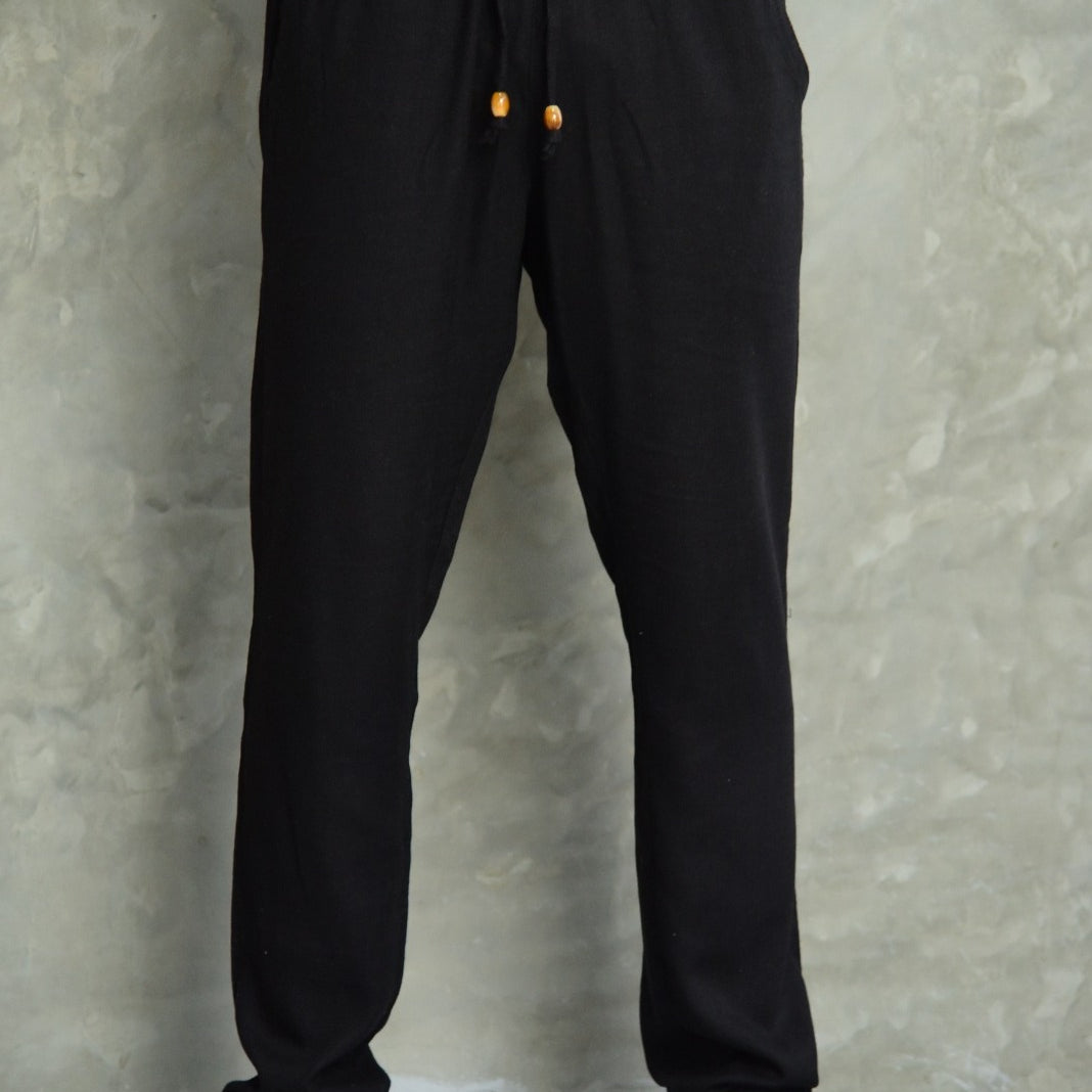 מכנס פשתן רחב הטרודוס