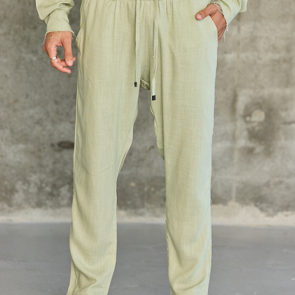 מכנס פשתן ארוך