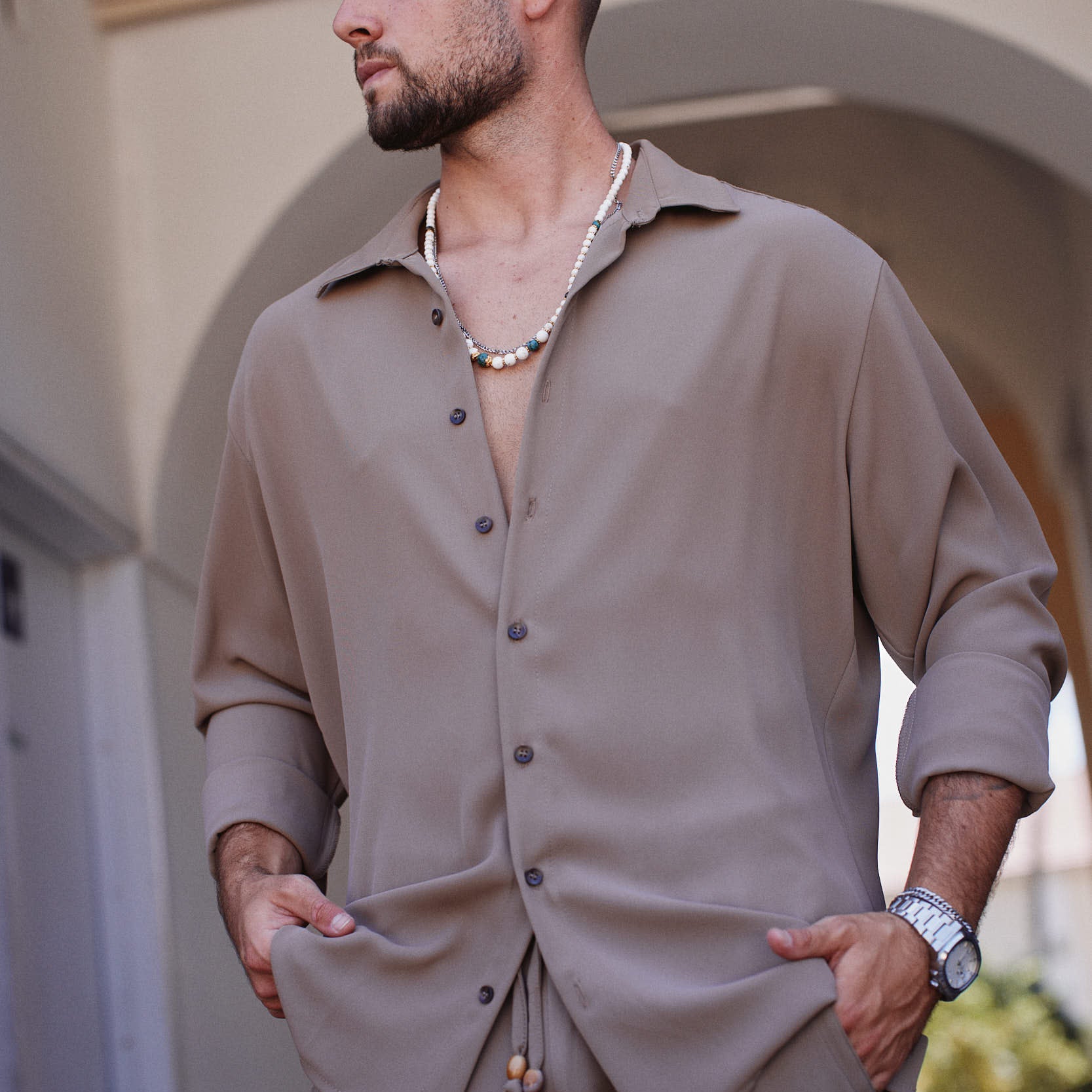 חולצת אלגנט מיאמי ארוך