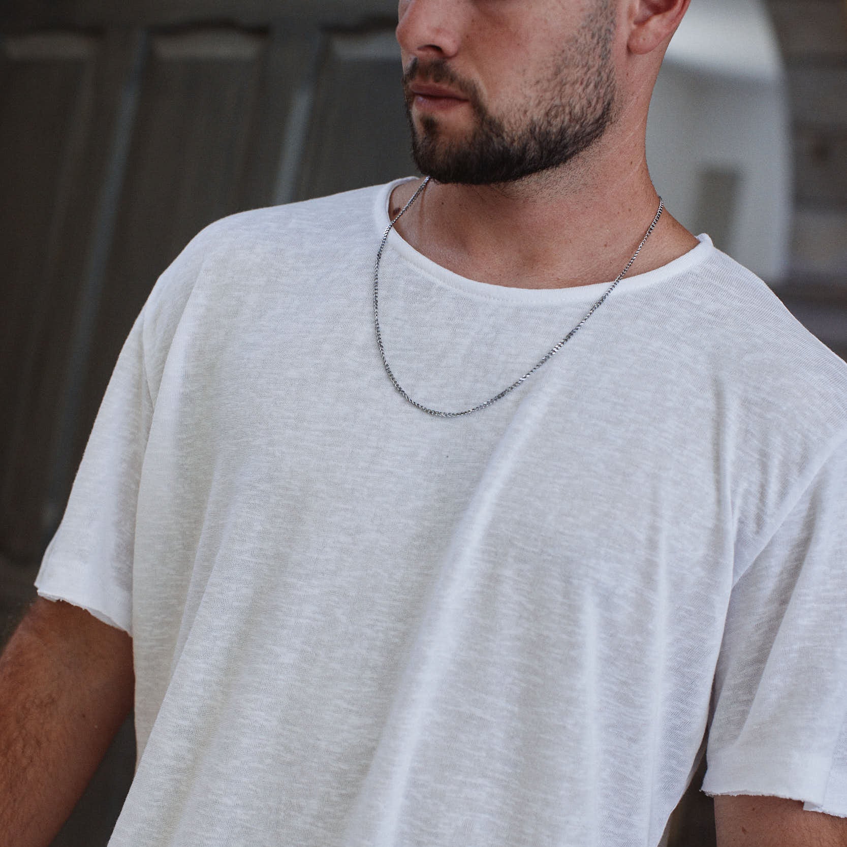 חולצת פשתן צאוורון נקי