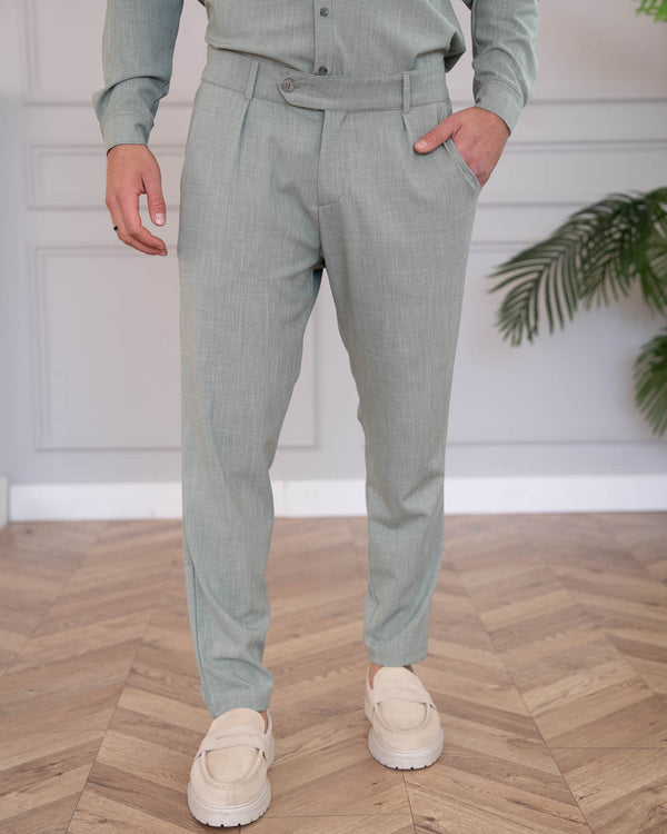 מכנס קוקונאריס בד מקסמרה צבע ירוק