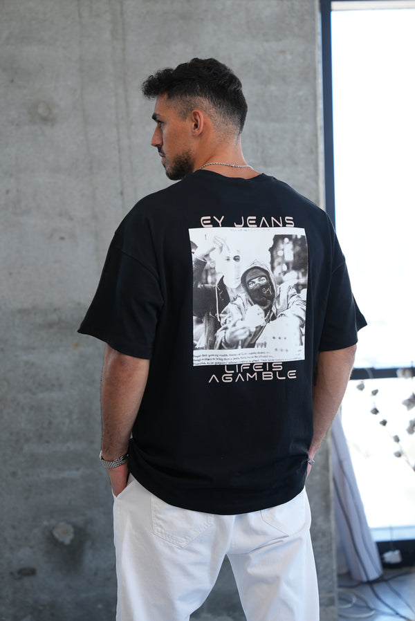 חולצת אוברסייז ניקוסיה פלוס הדפס