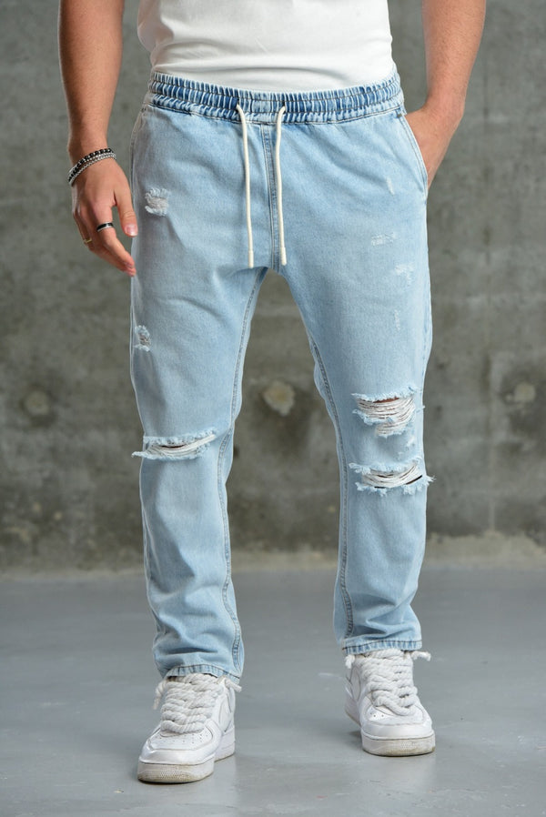 ג׳ינס אוברסייז פאפוס קרעים