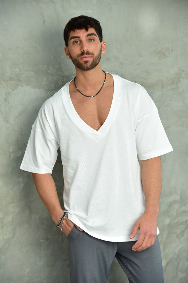 חולצת טסי  אוברסייז כותנה