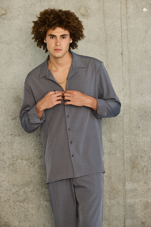 חולצת מקסמרה אפור