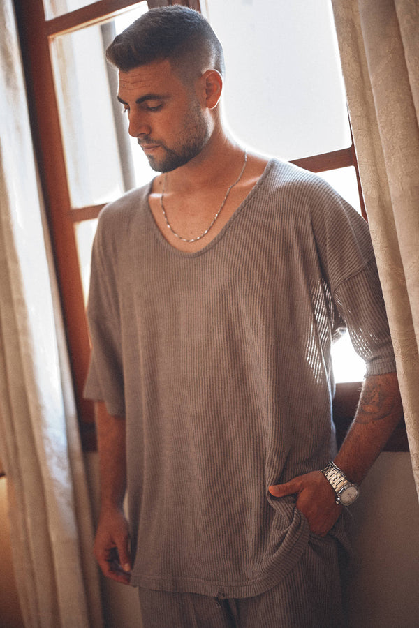 חולצת סאנטוריני חדש  אוברסייז