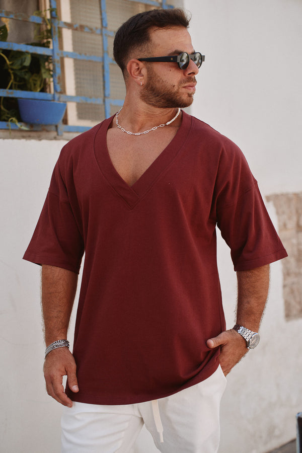 חולצת טסי אוברסייז כותנה